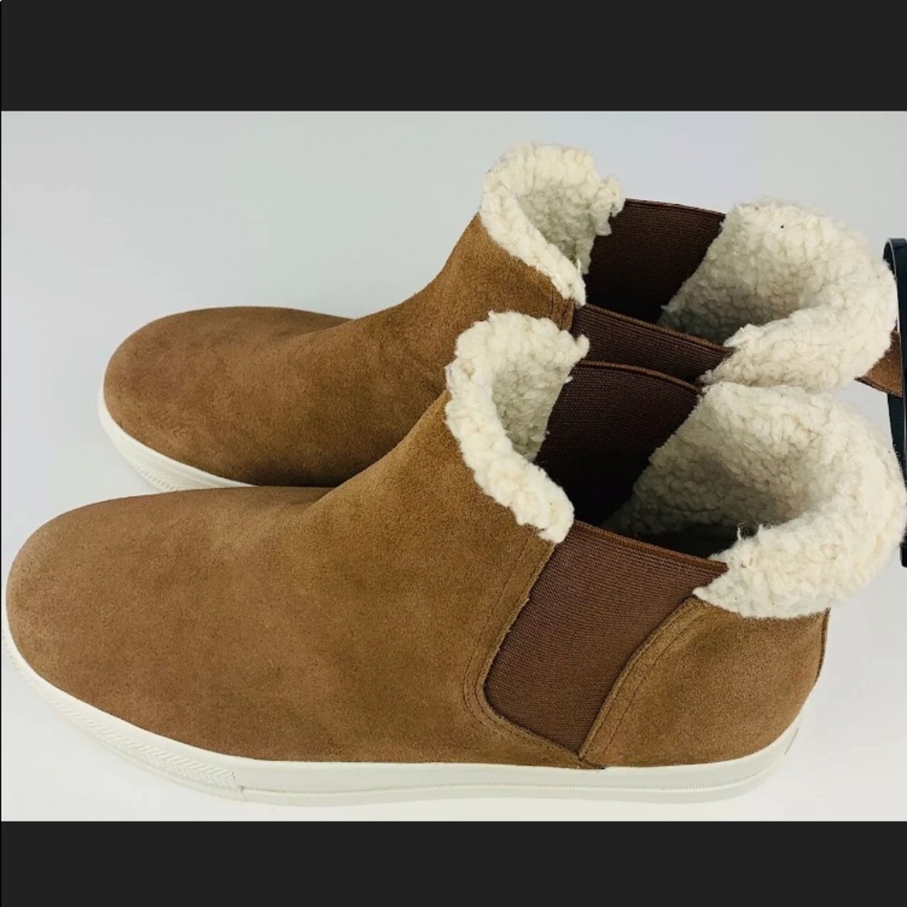 Saks Fifth Avenue "Justina" Faux Fur Slip-Ons!!!